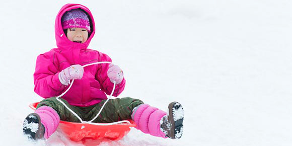 Sledding, snowball fights and other fun in the snow